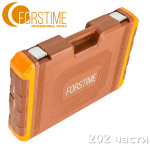 Гедоре Професионално Битове Вложки Тресчотки 202 ЧАСТИ 1/4" 3/8" 1/2" FORSTIME - Image 3