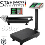 Кантар Безжичен Сгъваем Платформен до 600кг 60х45см STAHLMAYER