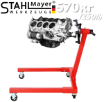 Въртяща Стойка за Двигатели 570кг 1250lb STAHLMAYER - Image 2
