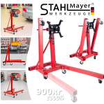 Стойка за Двигатели Въртяща 900кг 2000lb STAHLMAYER