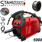 Телоподаващ Електрожен 2в1 Апарат MIG MAG MMA За Заваряване 400А STAHLMAYER-RED Инверторен Електрожен Телоподаващо