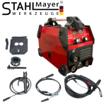 Телоподаващо Инверторен Електрожен 2в1 STAHLMAYER RED + Соларна Маска Шлем Апарат Телоподаващ - Image 4