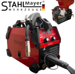 Телоподаващо Инверторен Електрожен 2в1 STAHLMAYER RED + Соларна Маска Шлем Апарат Телоподаващ - Image 6