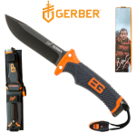 Универсален Нож Беар Грилс с Фини Ръбове и Фиксирано Острие Survival GERBER за Оцеляване с Кания Нож