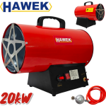 Газов Калорифер Индустриален с Регулатор HAWEK 20 KW 480 M³/H LPG Печка