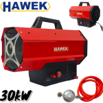 Газов Калорифер Индустриален с Регулатор HAWEK 30 KW 480 M³/H LPG