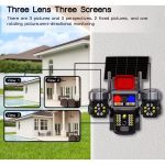 Соларна Камера Охранителна SUNVISION 16 MP 3 Обектива Аларма Wi-Fi Модел 28-80 Видеонаблюдение - Image 2