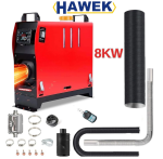 Суха Дизелова Печка 8kW За Кемпери Бусове и Гаражи 12V и 24V 220V HAWEK - Image 3