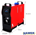 Суха Дизелова Печка 8kW За Кемпери Бусове и Гаражи 12V и 24V 220V HAWEK - Image 4