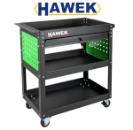 Инструментална Количка HAWEK с 3 Рафта и 1 Чекмедже Количка за Инструменти HW-1191 - Image 4