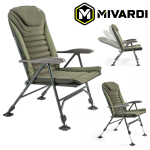 Стол Шаранаджийски Mivardi Chair Professional Quattro с регулируема облегалка