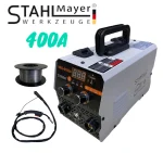 Телоподаващо Инверторен Електрожен 400А 2в1 Заваръчна Техника STAHLMAYER + Соларен Шлем Маска - Image 3
