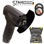 Акумулаторен Винтоверт + Мини Ъглошлайф 76мм STAHLMAYER 2 Батерии и Зарядно в Куфар - Image 5