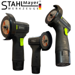 Акумулаторен Винтоверт + Мини Ъглошлайф 76мм STAHLMAYER 2 Батерии и Зарядно в Куфар - Image 6