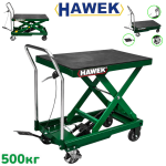 Хидравлична Повдигаща Количка 500кг HAWEK 780мм