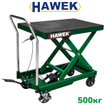 Хидравлична Повдигаща Количка 500кг HAWEK 780мм - Image 4