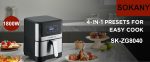 Air Fryer ЕЪРФРАЙЪР 7 Литра SOKANY 1800W SK-ZG-8040 - Image 4