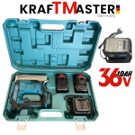 Акумулаторен Такер 36V 10Ah KRAFT MASTER 2 Батерии Зарядно и Куфар - Image 2