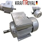МОНОФАЗЕН ЕЛЕКТРОМОТОР 1.5kW 2800 ОБОРОТА В МИНУТА  KRAFTROYAL ЕЛМОТОР ДВИГАТЕЛ С ШАЙБА ЗА ОСТА
