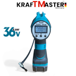Акумулаторен Компресор за Въздух и Помпане на Гуми с 2 батерии 36V 8,0Ah KRAFTMASTER - Image 3