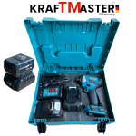 Ударен Безчетков Импакт Акумулаторен 36V 8,0AH KRAFT MASTER 850Nm 2 Батерии и Зарядно - Image 3