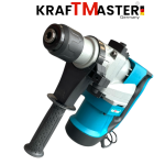 Електрически Къртач Перфоратор 2200W KRAFT MASTER с Куфар - Image 4