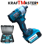 Комплект 2в1 Акумулаторен Винтоверт и Импакт 36V 8Ah KRAFTMASTER 2 Батерии в КУФАР  - Image 3