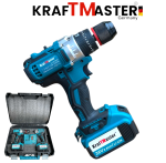 Комплект 2в1 Акумулаторен Винтоверт и Импакт 36V 8Ah KRAFTMASTER 2 Батерии в КУФАР  - Image 5