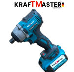Комплект 2в1 Акумулаторен Винтоверт и Импакт 36V 8Ah KRAFTMASTER 2 Батерии в КУФАР  - Image 4
