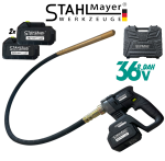 Акумулаторен Вибратор за Бетон STAHLMAYER 36V 8.0AH 2 батерии и Зарядно в Куфар - Image 2