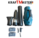 Комбинирана Акумулаторна Прахосмукачка и Духалка 2В1 KRAFTMASTER 48V 12AH 2 БАТЕРИИ - Image 5