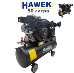 Бензинов Компресор за Въздух HAWEK 50 литра 7.5Hp - Image 3