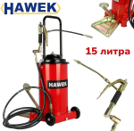 КРАЧНА СИСТЕМА ЗА ГРЕСИРАНЕ ТАКАЛАМИТ 15 ЛИТРА HAWEK