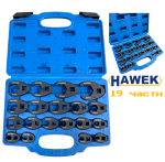 КОМПЛЕКТ КЛЮЧОВЕ "ПАЧИ КРАК" HAWEK 19 части HW-1189