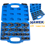 КОМПЛЕКТ КЛЮЧОВЕ "ПАЧИ КРАК" HAWEK 19 части HW-1189