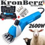Електрическа Машинка за Подстригване на Овце и Животни 2600W KRONBERG Подарък Резервен Нож