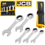 Комплект Къси Ключове с Тресчотка JCB 50516 – 5 части (10–19 мм)