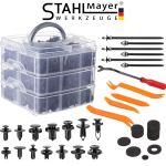 Комплект Автомобилни Щипки и Крепежи 620 части STAHLMAYER