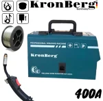 2в1 Телоподаващо с Инверторен Електрожен 400A KRONBERG Заваръчен Апарат до 5мм + Соларен Шлем - Image 3
