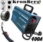 2в1 Телоподаващо с Инверторен Електрожен 400A KRONBERG Заваръчен Апарат до 5мм + Соларен Шлем - Image 5