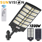 Соларна LED Улична Лампа SUNVISION 1800W Голяма с Дистанционно Управление 20 Секции BK280-20