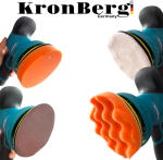 Акумулаторна Полирмашина 24V 5AH KRONBERG 125мм с 2 Батерии и Регулация на Обороти Машина за Полиране и Пастиране - Image 5