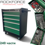 Шкаф с Инструменти 240 части 5 чекмеджета ROCKFORCE