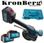Вендуза за Плочки Акумулаторна KRONBERG 36V 10AH 2 Батерии в Куфар Вакуум Вибромашина 150кг - Image 2