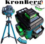Лазерен 4Д Нивелир 16 линии с Дисплей KRONBERG 2 Батерии и Куфар - Image 3