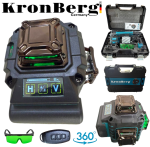 4D Лазерен Нивелир с 360 Градуса16 линии LCD Дисплей KRONBERG със стойка - Image 2