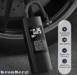 Акумулаторен Компресор за Гуми с Дисплей Безжичен с Фенер KRONBERG 150 PSI 3в1 Зарядно Power Bank - Image 2