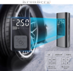 Акумулаторен Компресор за Гуми с Дисплей Безжичен с Фенер KRONBERG 150 PSI 3в1 Зарядно Power Bank - Image 3