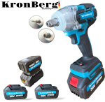Акумулаторен Безчетков Ударен Гайковерт / Импакт Комбиниран KRONBERG 36V 10AH 850Nm + 40 части инструменти - Image 3