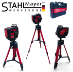 Лазерен Нивелир 4D 16 линии 360° Зелен Лазер с Bluetooth Високоговорител STAHLMAYER Professional Блутут Музика - Image 4